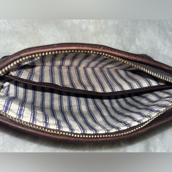 Vintage Coach #7167 Cosmetic Case BT SLG Small Leather Good Makeup Kit - Picture 9 of 11